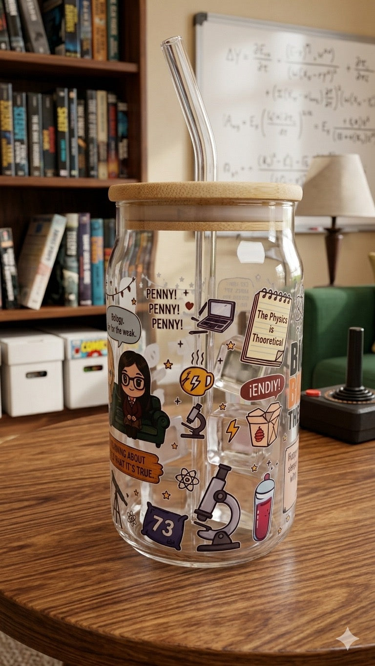 The Big Bang Theory Fan Glass Tumbler