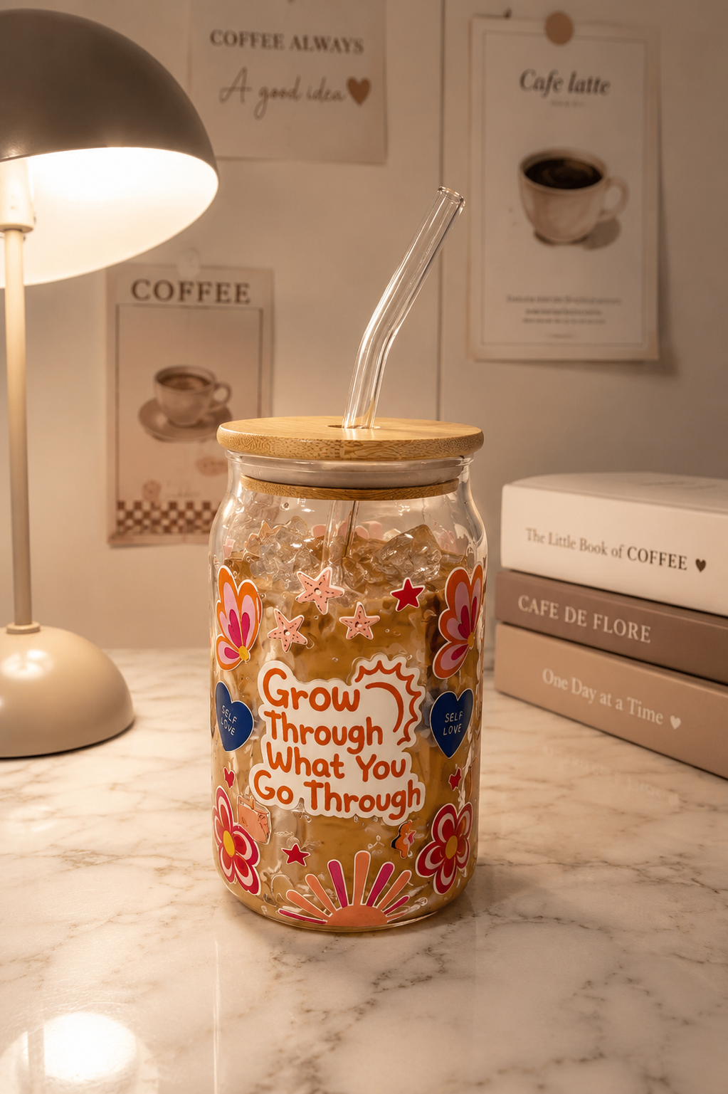 Sunshine Sip Glass Tumbler