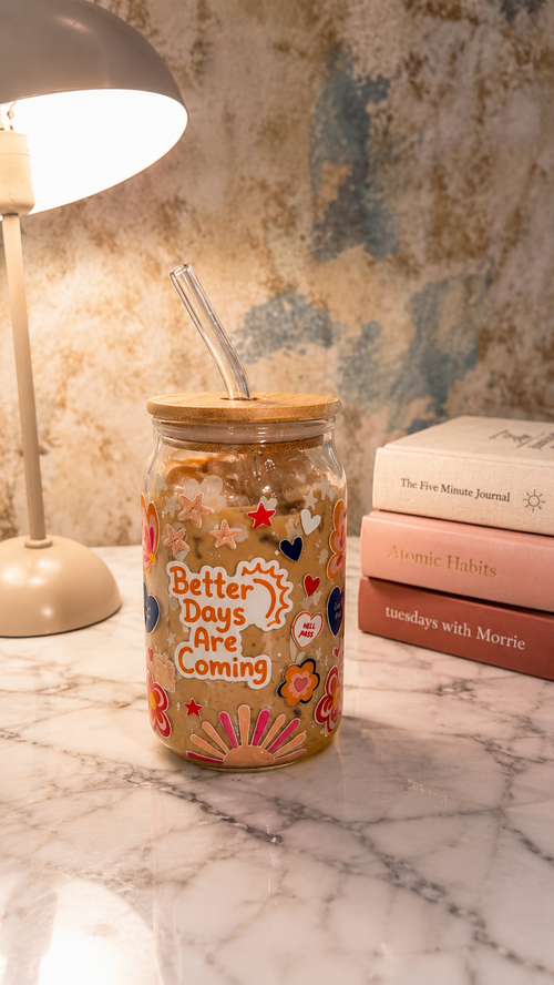 Sunshine Sip Glass Tumbler