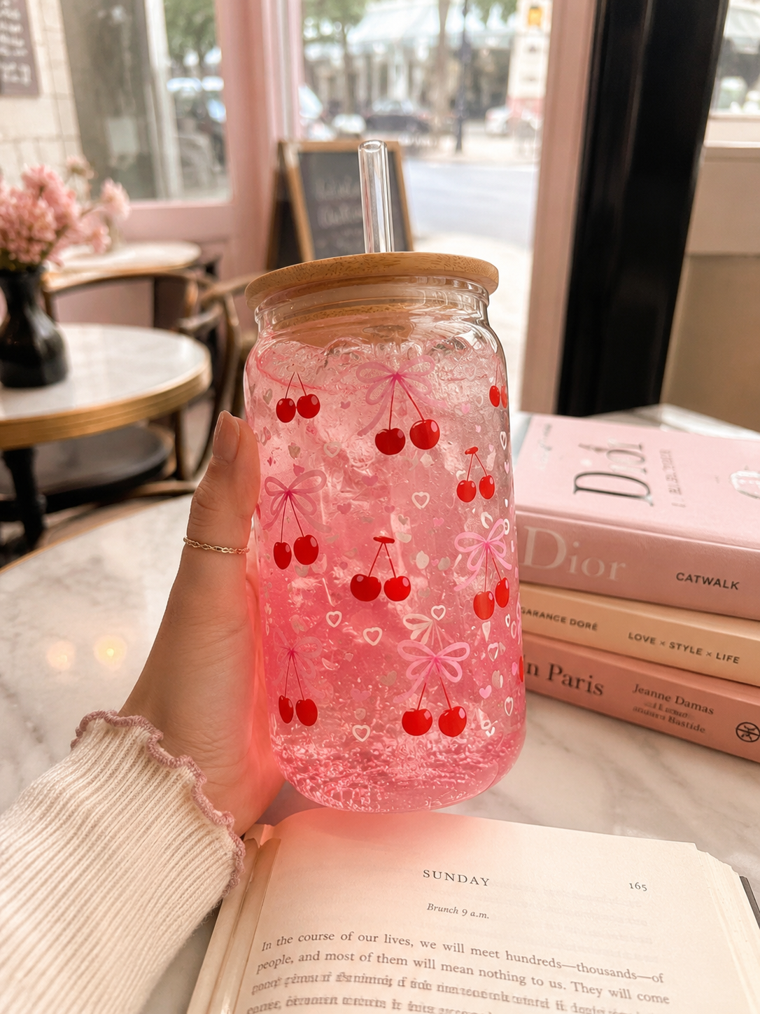 The Cherry Bomb Glass Tumbler