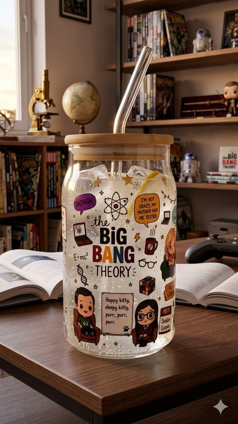 The Big Bang Theory Fan Glass Tumbler